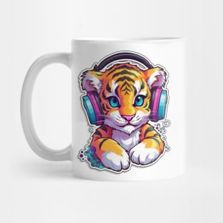 Pawsome Beats: The DJ Tiger Cub Mug